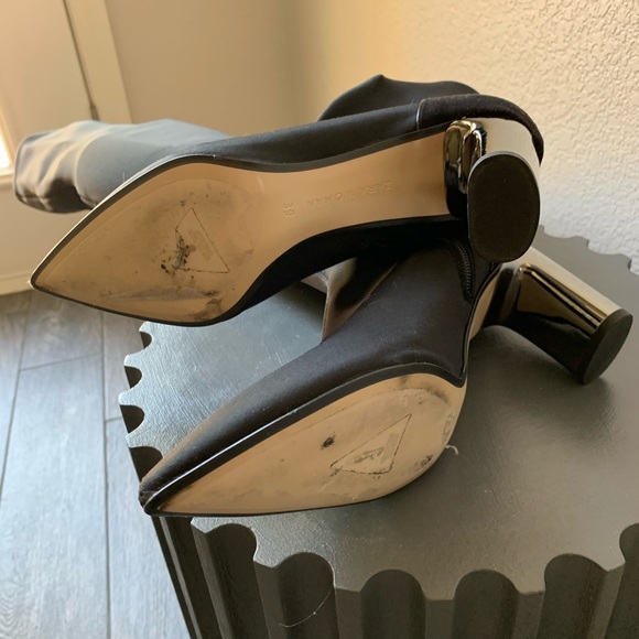 $52🔥Over the knee black stretch boots size 8.5 - Picture 6 of 6